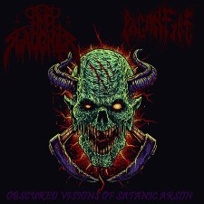 NUNSLAUGHTER / PAGANFIRE - Obscured Visions Of Satanic Arson NUNSLAUGHTER / PAGANFIRE - Obscured Visions Of Satanic Arson