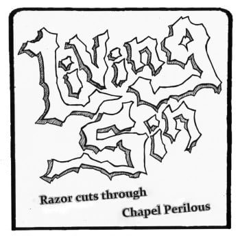 LIVING SIN - Razor Cuts / Chapel Perilous