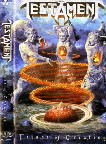 TESTAMENT - Titans Of Creation (Blue Shell)