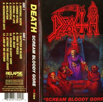 DEATH - Scream Bloody Gore (White Shell)