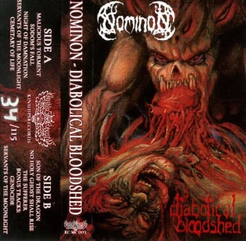 NOMINON - Diabolical Bloodshed (Gold Shell)