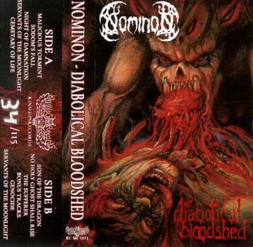 NOMINON - Diabolical Bloodshed (Red Shell)