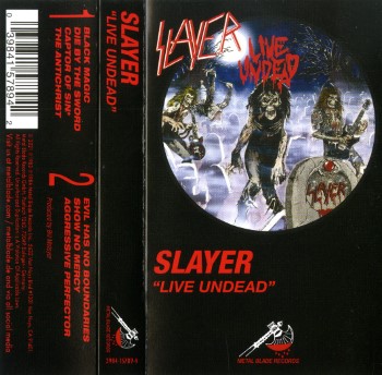 SLAYER - Live Undead (Smokey Tint Shell)