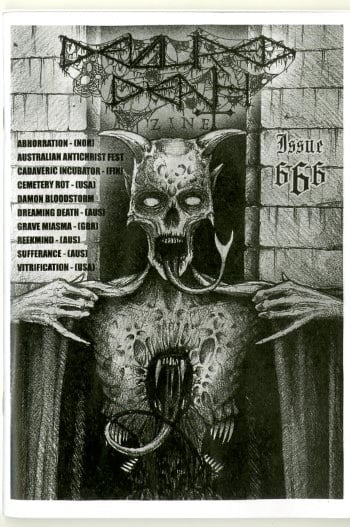 DEVOURED DEATH - Issue #666: Damon Bloodstorm, Grave Miasma, Cadaveric Incubator