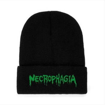 NECROPHAGIA - Green Logo [Cuffed]