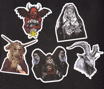 NUNSLAUGHTER - Mixed Stickers Pack Of 5