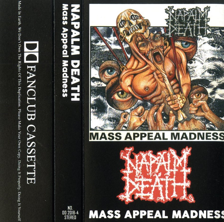 NAPALM DEATH Mentally Murdered/Mass Appeal Madness [CASSETTE]