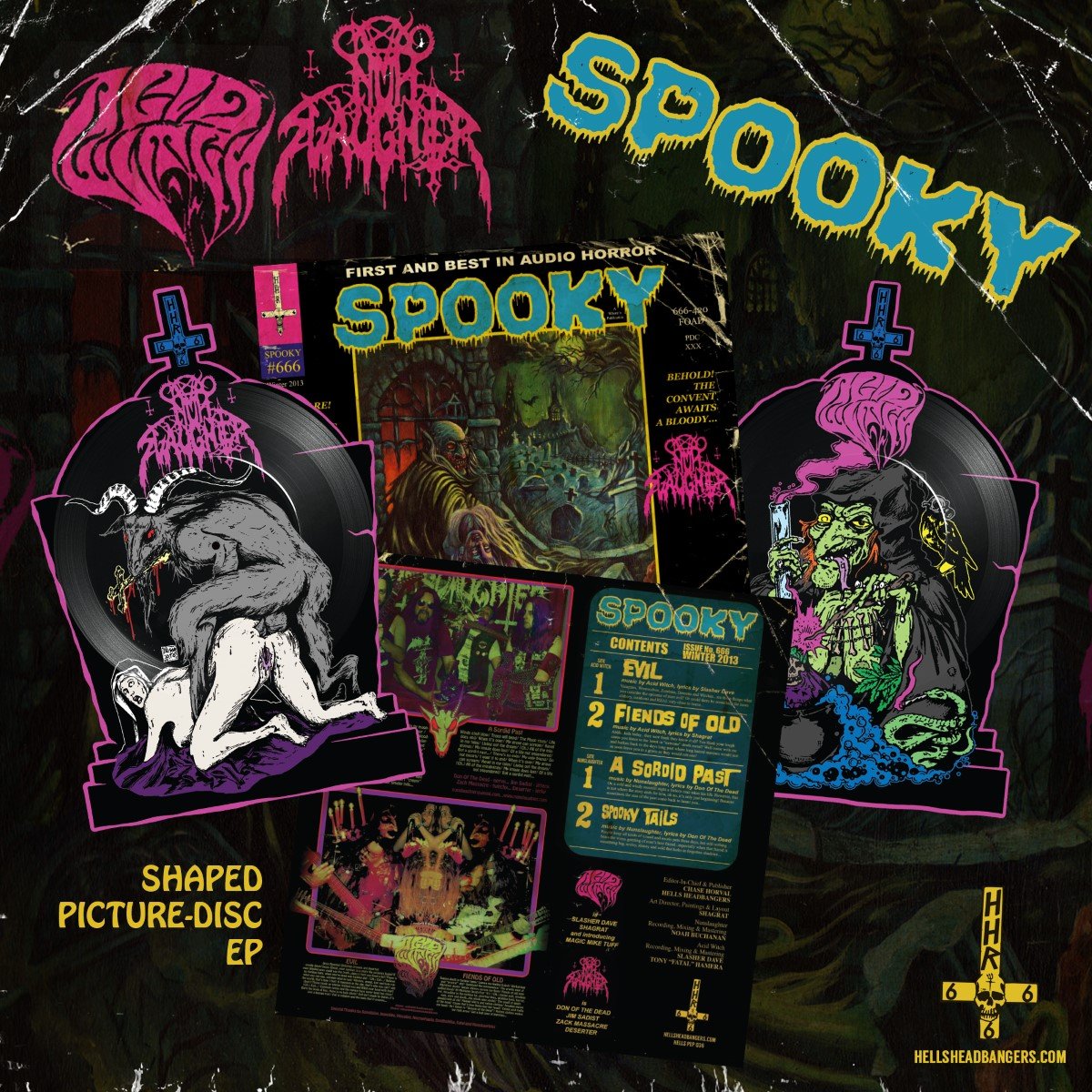 NUNSLAUGHTER / ACID WITCH - Spooky