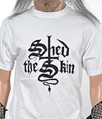 SHED THE SKIN - Black Logo w/ StS Inverted Cross