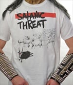 SATANIC THREAT - In To Hell [White Shirt]