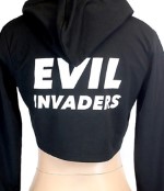 RAZOR - Evil Invaders [Cropped Women's Hoodie]
