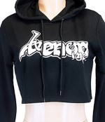 VENOM INC - Welcome To Hell [Cropped Women's Hoodie]