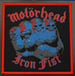 MOTORHEAD - Iron Fist (Red Border)