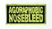 AGORAPHOBIC NOSEBLEED - Yellow Logo