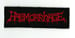 HAEMORRHAGE - Red Logo On Black