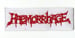HAEMORRHAGE - Red Logo On White