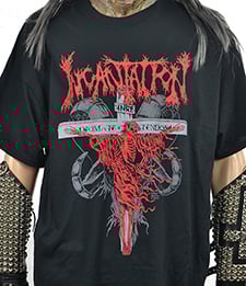 INCANTATION - Decimate Christendom Us. Crucifixion Tour (1-Sided)