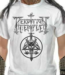PERDITION TEMPLE - Inverted Cross Skull Logo