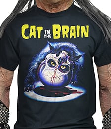 HORROR MOVIE SHIRT - Cat In The Brain