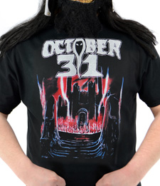 October 31 The Fire Awaits You 2013 Album T-Shirt 