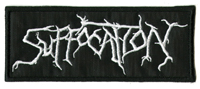 SUFFOCATION - Logo (White)