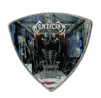 MORTICIAN - Hacked Up For Barbecue (Silver Border)