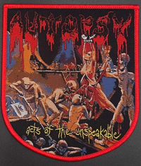 AUTOPSY - Acts Of The Unspeakable (Red Border)
