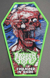 BROKEN HOPE - Swamped In Gore (Green Border)