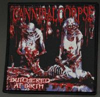 CANNIBAL CORPSE - Butchered At Birth (Black Border)