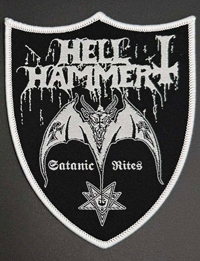 HELLHAMMER - Satanic Rites (White Border)
