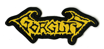 GORGUTS - Shaped Yellow Logo