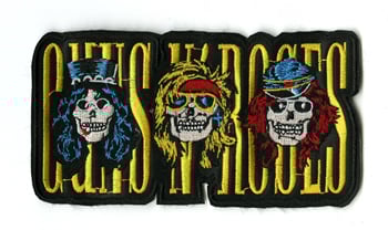GUNS N' ROSES - Shaped Yellow Logo