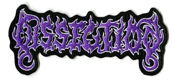 DISSECTION - Shaped Purple Logo