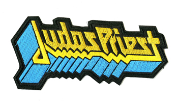 JUDAS PRIEST - Shaped Yellow Logo