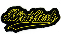 BIRDFLESH - Yellow Script Logo