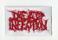 DEAD INFECTION - Red Logo On White