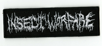 INSECT WARFARE - White Old Logo