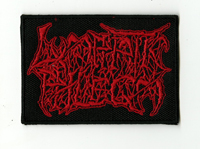 LYMPHATIC PHLEGM - Red On Black Logo