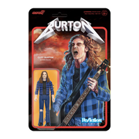 CLIFF BURTON REACTION FIGURES - Cliff Burton (Flannel Shirt)