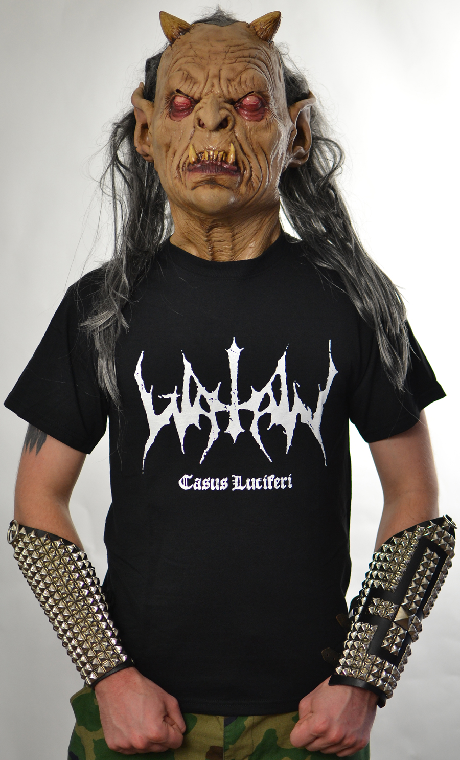 WATAIN - Logo / Casus Luciferi (T-Shirt / MEDIUM)