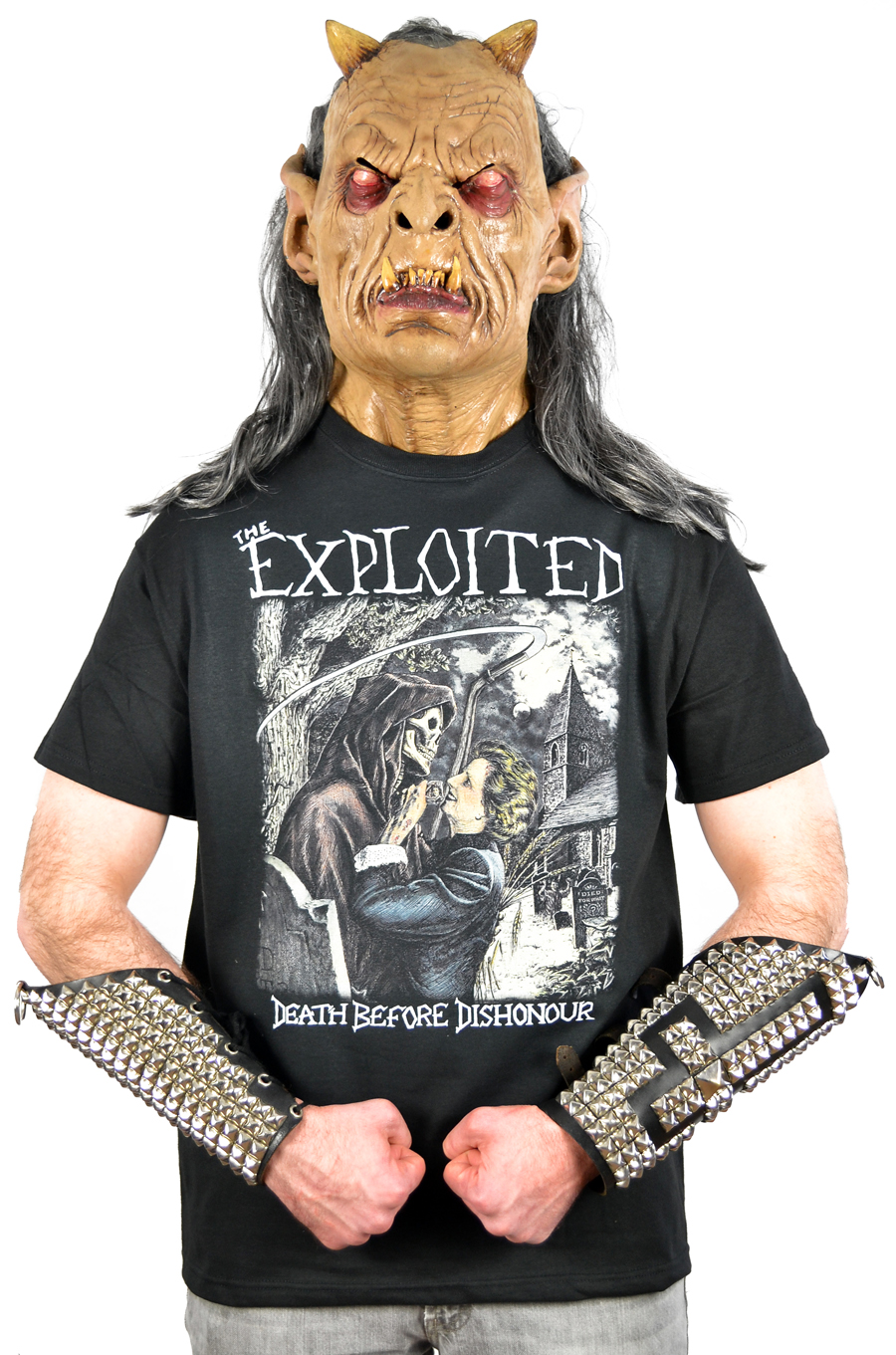 En god ven bag hul THE EXPLOITED - Death Before Dishounour (T-Shirt)