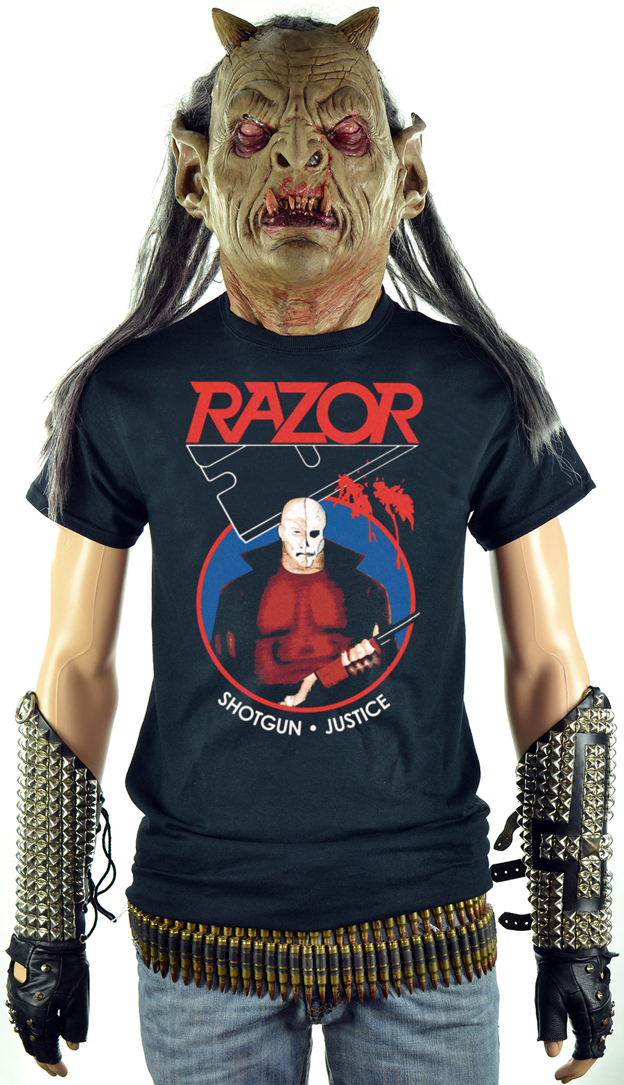 RAZOR - Shotgun Justice (T-Shirt)