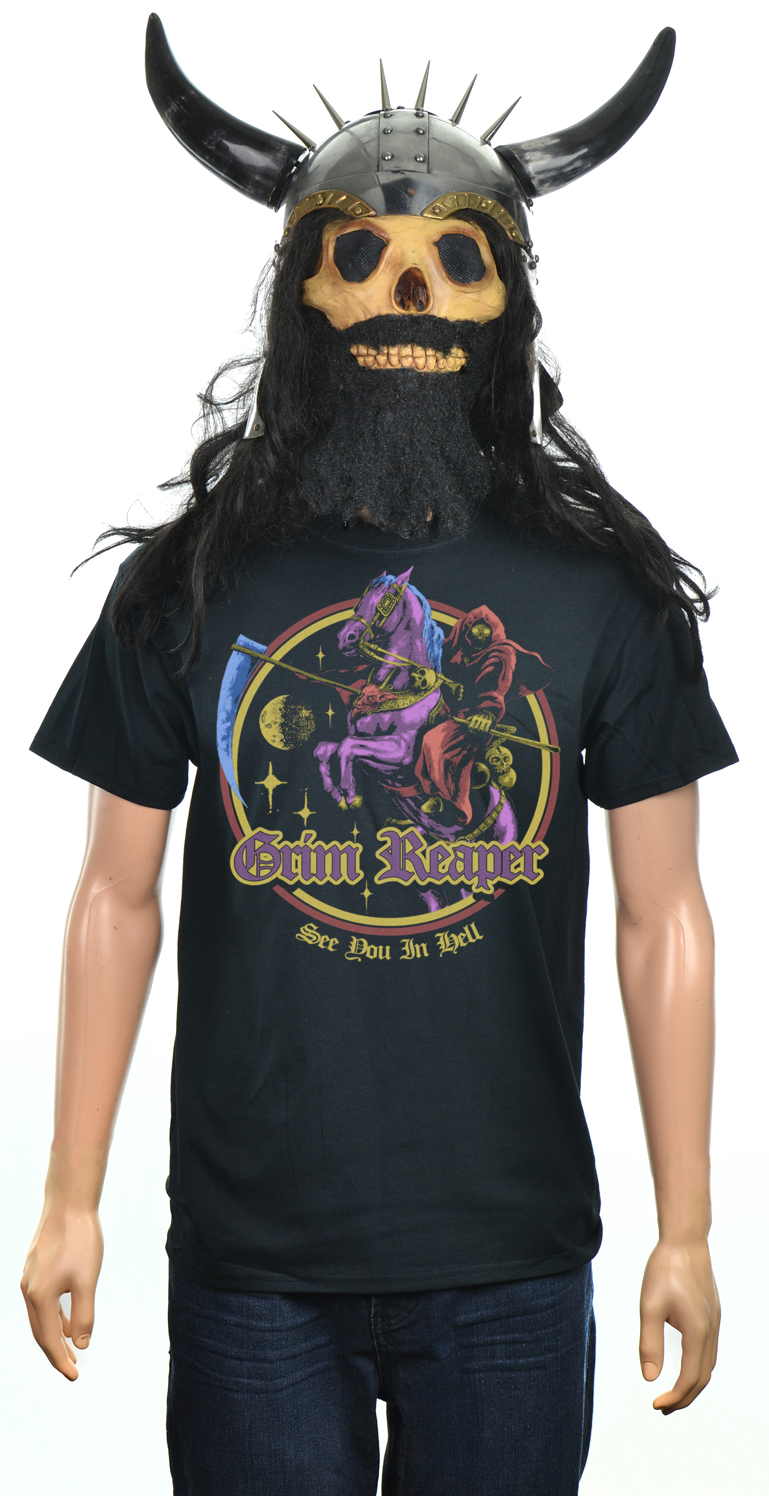 Grim Reaper See You In Hell T Shirt