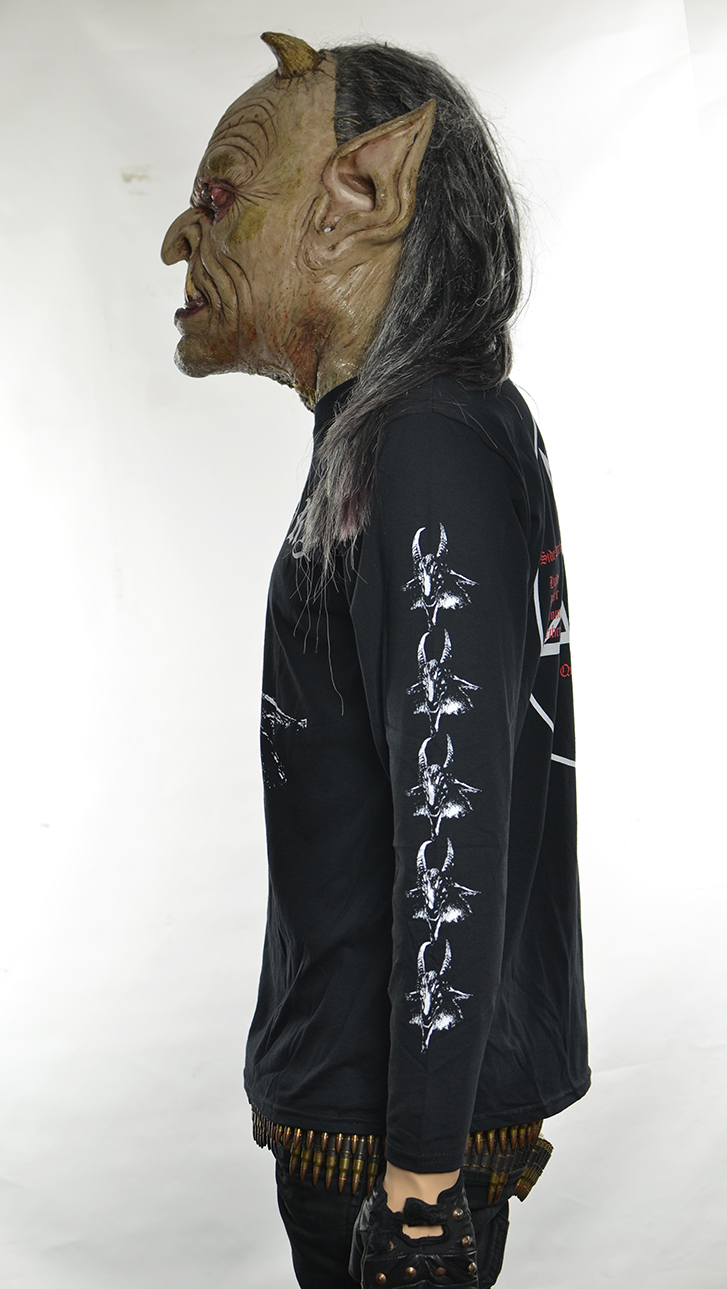 【White Goat Sleeve】Bathory / Bathory BATHORY cd cv WHITE GOAT Official LONG SLEEVE SHIRT LG New
