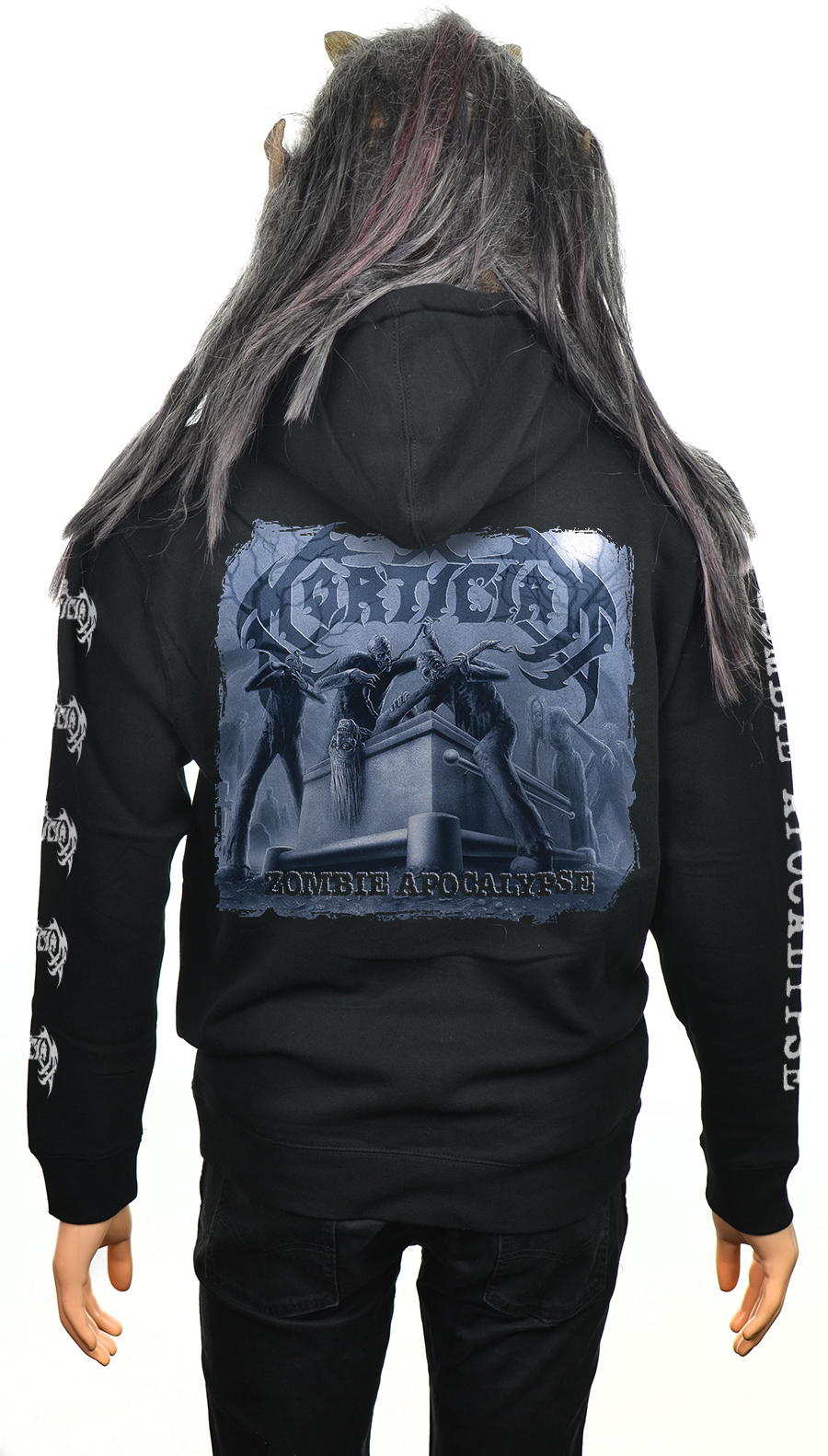 MORTICIAN - Zombie Apocalypse (Zip-Up Hooded Sweat Shirt)