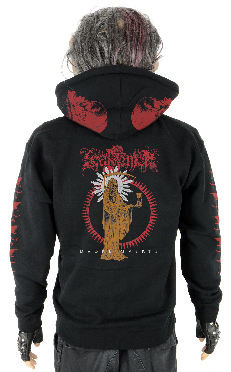 GOAT SEMEN - Madre Muerte (Zip-Up Hooded Sweat Shirt)
