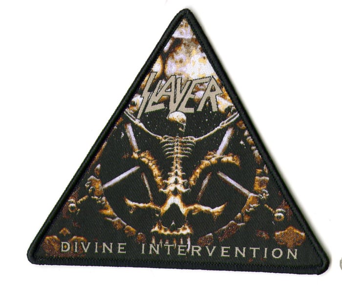 SLAYER - Divine Intervention (Black Border) (Woven PATCH)